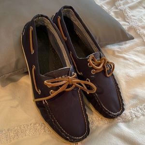 Sperry fabric boat shoes